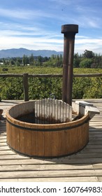 Hot Tub At Colchagua Valley In Santa Cruz Province.