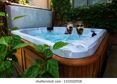 Hot Tub Romance - Shutterstock ID 1153102928