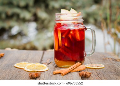 Hot Wine For Winter And Christmas