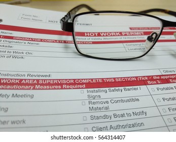 Hot Work Permit Form And Checklist. Hot Work Permit Is A Safety Tools To Ensure Safe Operation Conducted Before Activity Conducted. 