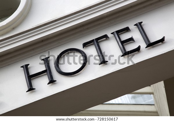 Hotal Sign On Building Facade Stock Photo 728150617 | Shutterstock