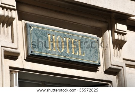 Similar – dilapidated building with lettering