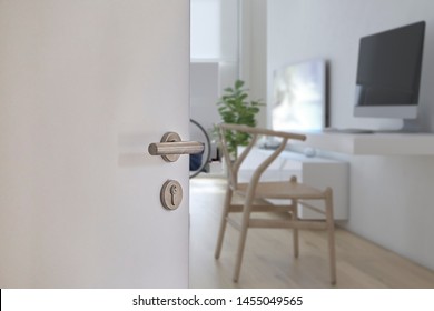 Opening Door Modern Office Images Stock Photos Vectors