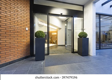 Hotel entrance