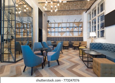 Hotel Lobby Cafe Interior