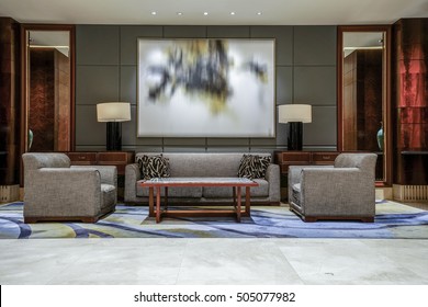 Hotel Lobby Interior