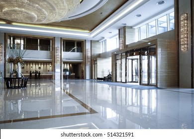 Hotel lobby interior - Shutterstock ID 514321591