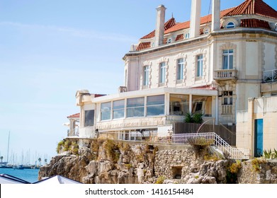 Hotel Restaurant Cascais Beach Portugal Stock Photo 1416154484 ...