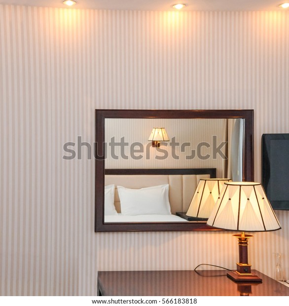 Hotel Room Design Room Hotel Lamp Stock Photo Edit Now