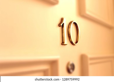 Hotel Room Door Number 10