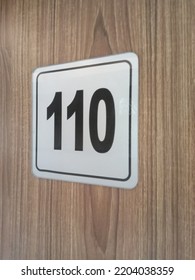 Hotel Room Number 110 In Hotel