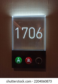 Hotel Room Number With 3 Function Keys