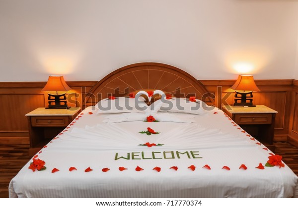 Hotel Room Prepared Romantic Date Stock Photo Edit Now