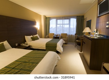 Hotel Room With Two Beds