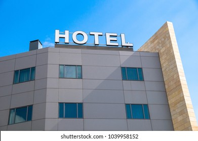 Hotel Sign, Facade