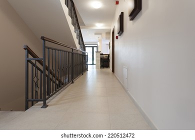 Plain Corridor Modern Building Stock Photo (Edit Now) 1342552562