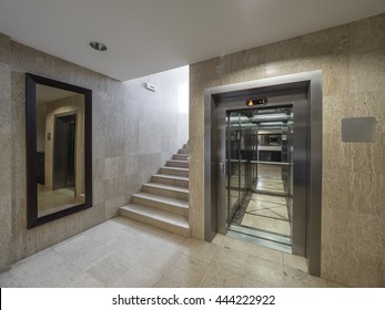 Hotel Stairs Hall Interior