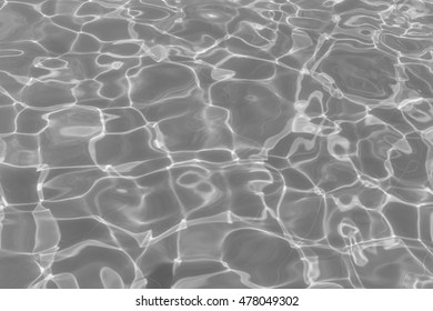 Hotel swimming pool with sunny reflections . Black and white photography. - Shutterstock ID 478049302