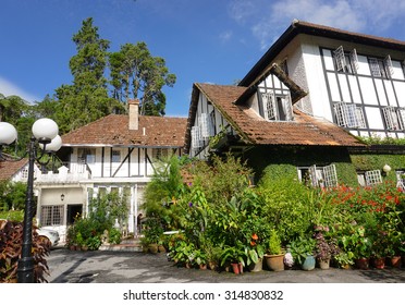 The Hotel That Was Built In The Style Of An Elizabethan Era Manor House In Cameron Highlands, Malaysia.