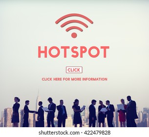 Hotspot Computer Connection System Internet Concept