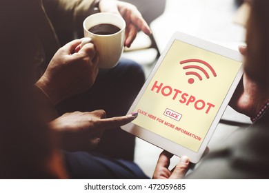 Hotspot Computer Connection System Internet Concept