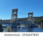 Houghton Hancock bridge, Michigan, summer