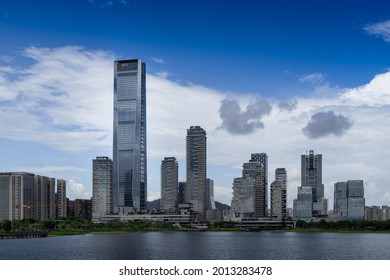 Houhai, Shenzhen, China - May 18, 2021 : One Shenzhen Bay, Develoed By Shenzhen Parkland Group, Is One Of The Top Luxury Residences In This Booming Metropolis.