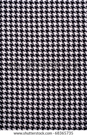 Houndstooth fabric pattern.