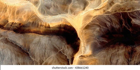 Hourglass, abstract photography of the deserts of Africa from the air. aerial view of desert landscapes, Genre: Abstract Naturalism, from the abstract to the figurative, contemporary photo art