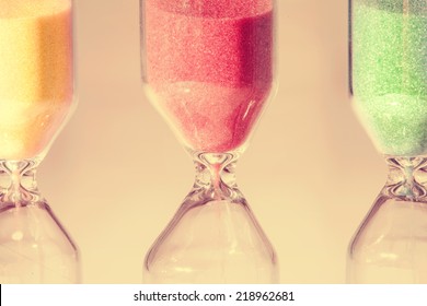 Hourglass close up