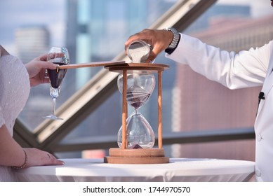 Hourglass Wedding Unity Sand Ceremony