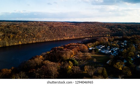 Housatonic River In Shelton Connecticut