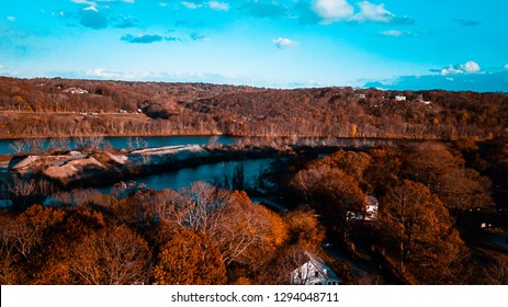 Housatonic River In Shelton Connecticut