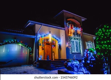 Christmas Lights House Images Stock Photos Vectors Shutterstock