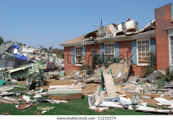 House After Hurricane Stock Photo (Edit Now) 11210374