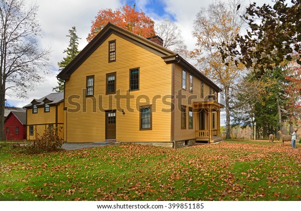 House Arrowhead Ranch Berkshires Where Herman Stock Photo Edit