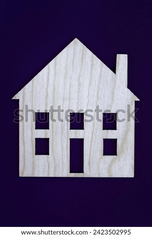 House . building,  edifice, construction, fabric. The symbol of the home. Construction of  building. Concept Construction of housing.