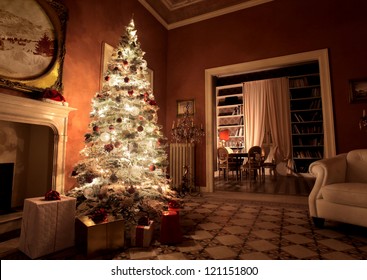 House Decorations Night Stock Photos Images Photography