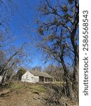 House constructed on a farm in 1859 clicked on 15th Feb, 2025 at Penn Farm , Cedar Hill State Park 