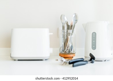 House Decoration, Kitchenware, Utensils, Kettle, Toaster.