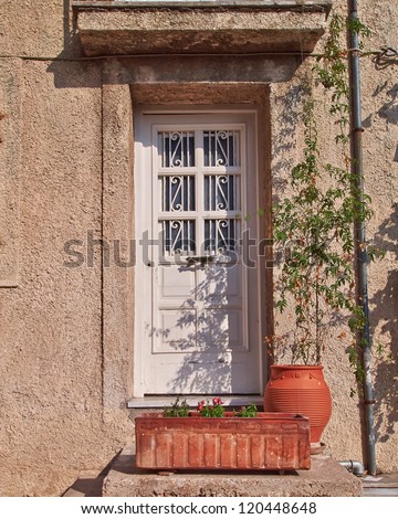 Similar – Sing Sing Hauswand Fenster