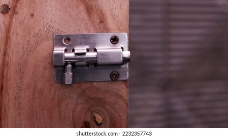 House door lock slot, door lock slot made of iron for home security - Shutterstock ID 2232357743