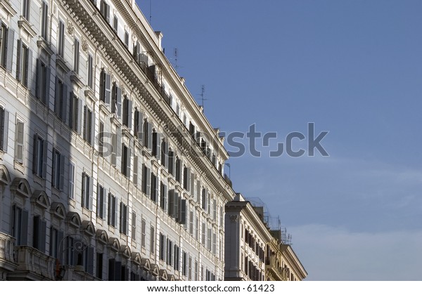 House Facade Rome 2004 Stock Photo Edit Now 61423 - 