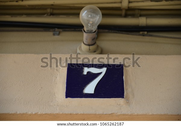 House facades in Spain,\
house number 7