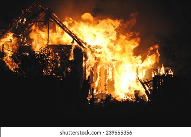 House fire - Shutterstock ID 239555356