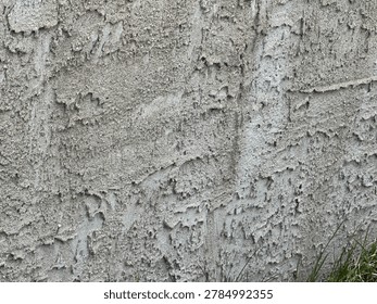 House foundation close up highlighting structural concrete base and exterior residential construction material detail