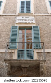 House Of Gioacchino Rossini, Pesaro