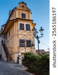 The House of the Good Shepherd is a narrow, Rococo-style building in Bratislava, Slovakia, located in the Old Town below Bratislava Castle built in 1760–1765. Today is home to the Museum of Clocks. 