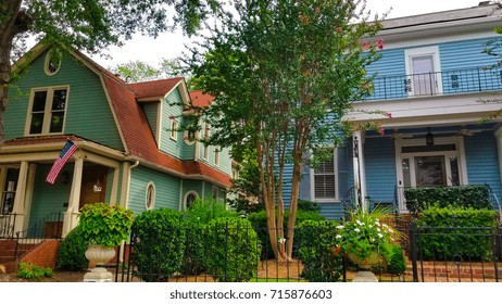 House In The Historic Fourth Ward Of Charlotte, North Carolina.