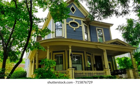 House In The Historic Fourth Ward Of Charlotte, North Carolina.